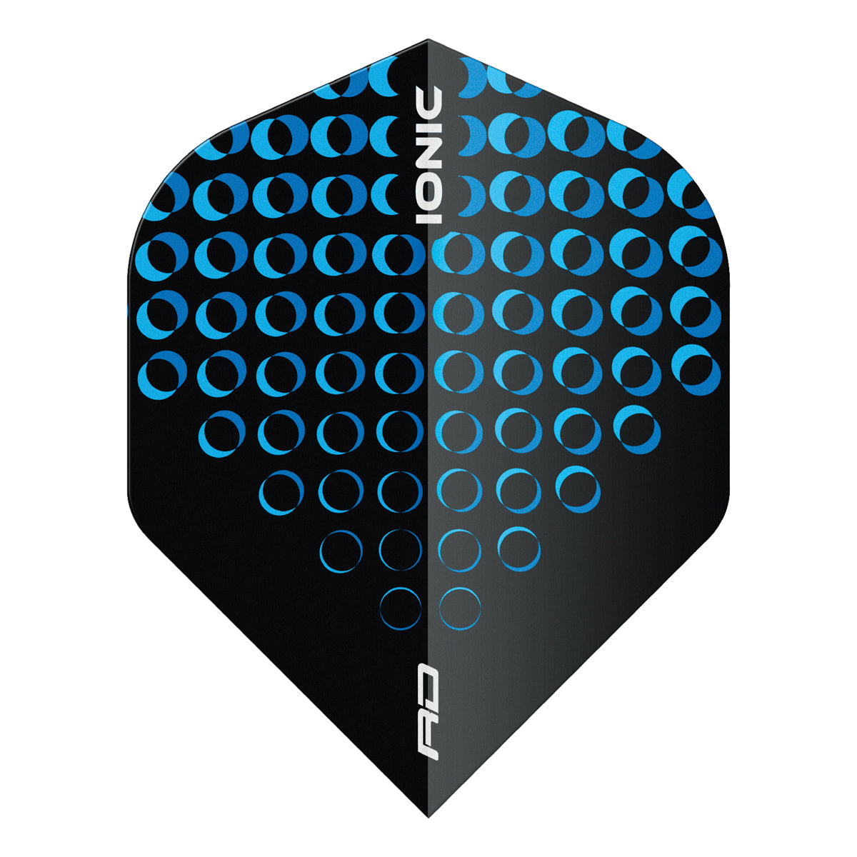 Hardcore Ionic Blue Circles Standard Dart Flights by Red Dragon