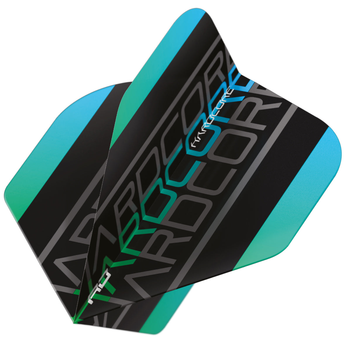 Hardcore XT Green Triple Standard Dart Flights by Red Dragon
