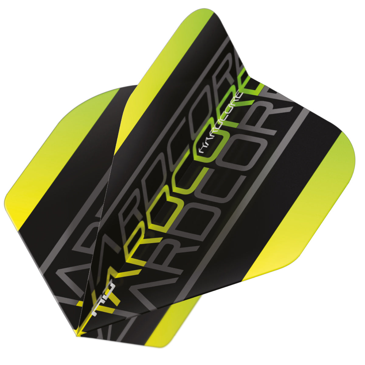 Hardcore XT Yellow Triple Standard Dart Flights by Red Dragon