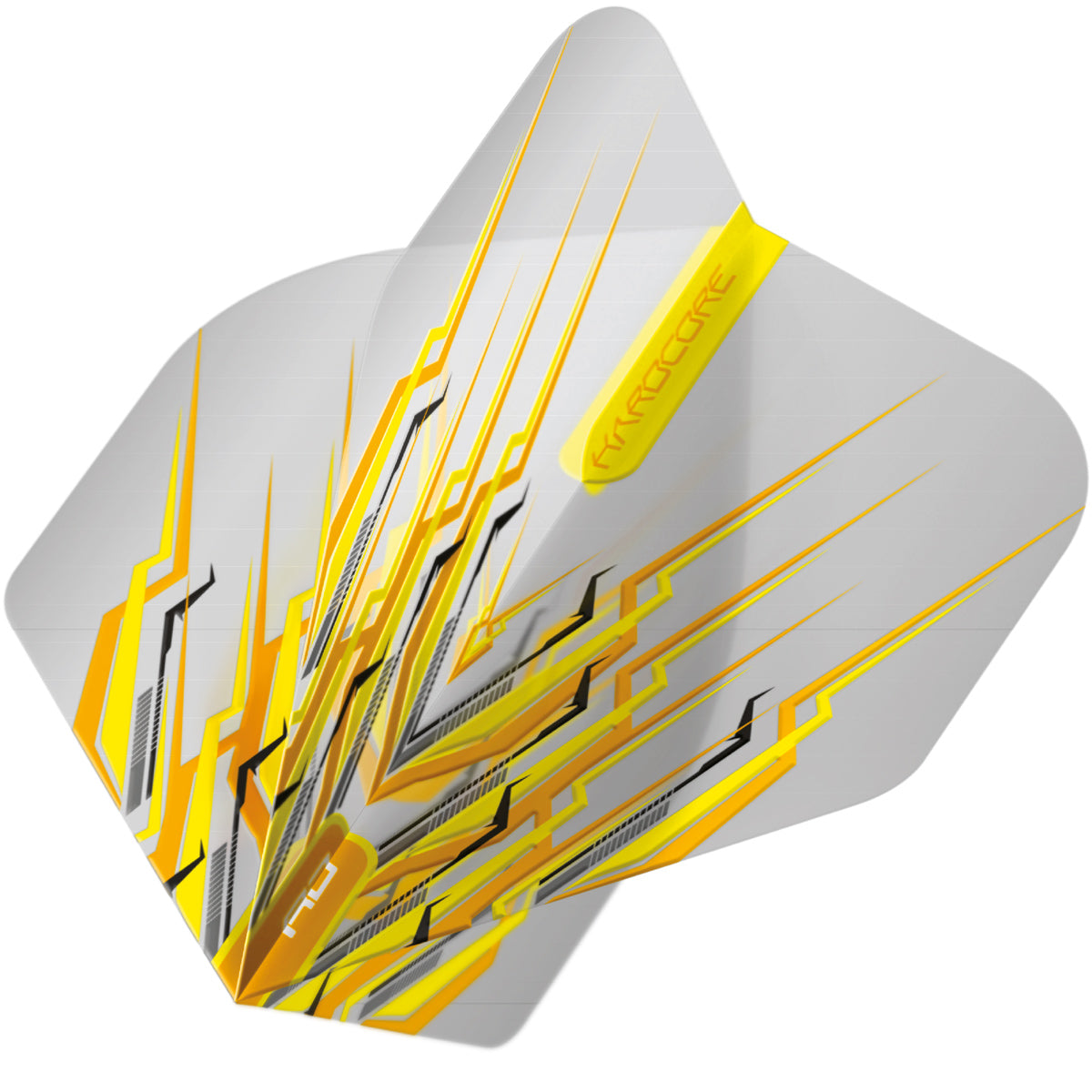 Hardcore Snakebite Yellow Mohawk Standard Dart Flights by Red Dragon