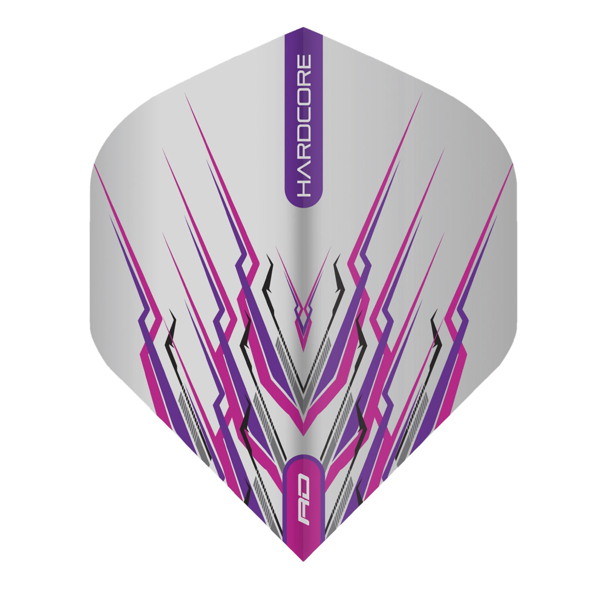 Hardcore Snakebite Purple Mohawk Standard Dart Flights by Red Dragon