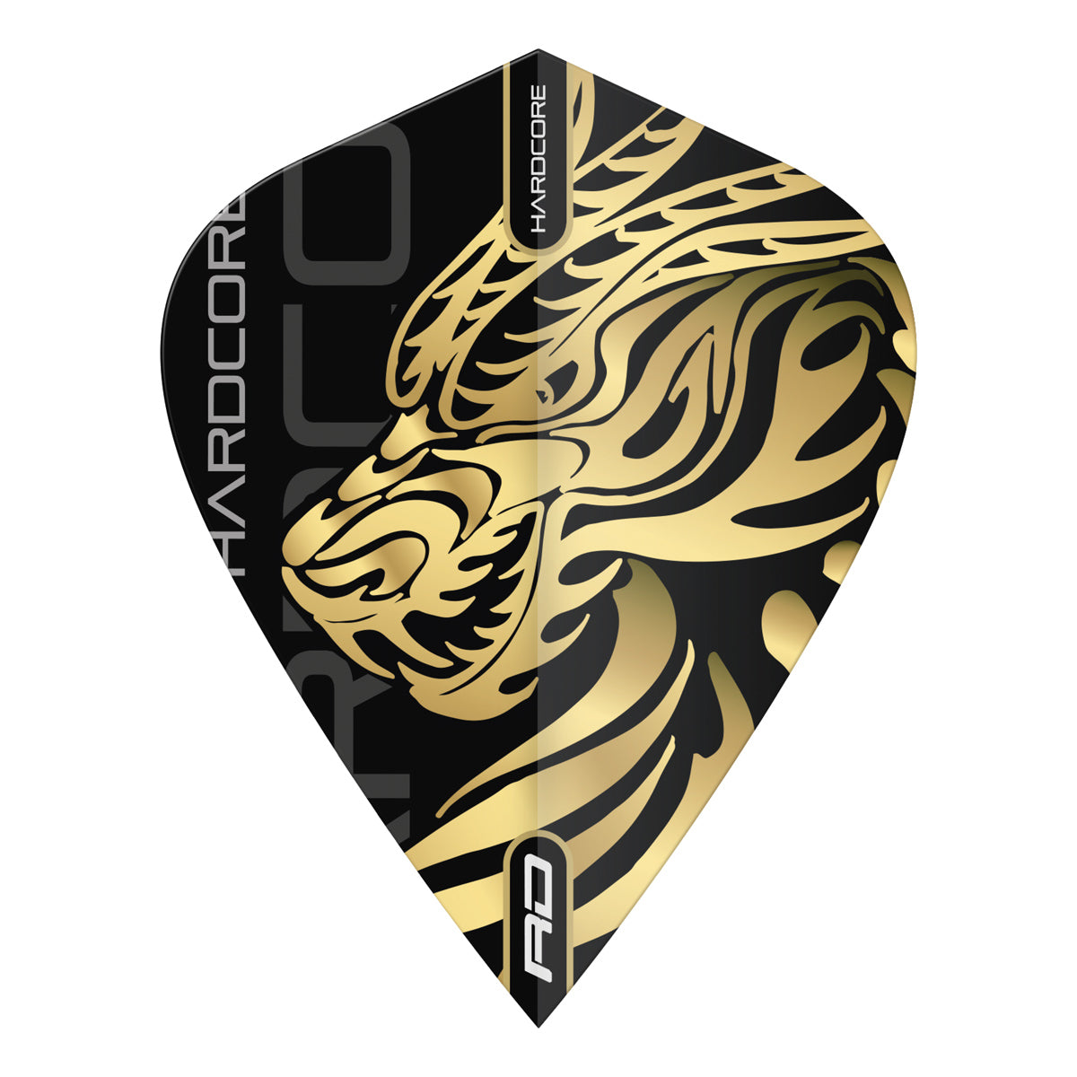 Hardcore Jonny Clayton Gold Dragon Kite Dart Flights by Red Dragon