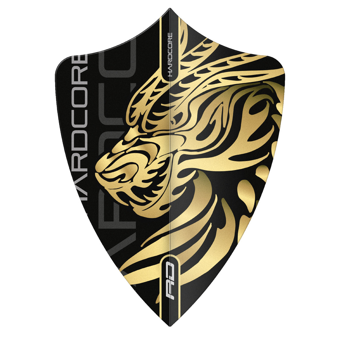 Hardcore Jonny Clayton Gold Dragon Freestyle Dart Flights by Red Dragon