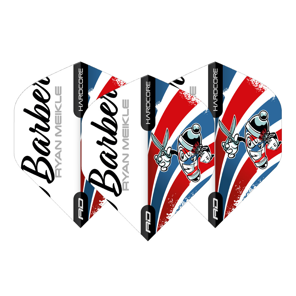 Ryan Meikle Signature Standard Dart Flights by Red Dragon