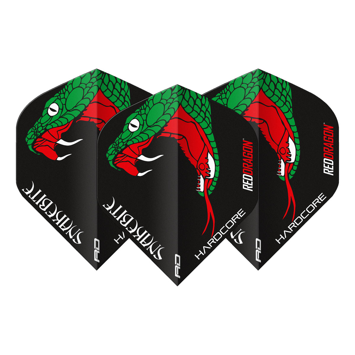 Peter Wright Black & White Yin Yang Standard Dart Flights by Red Dragon