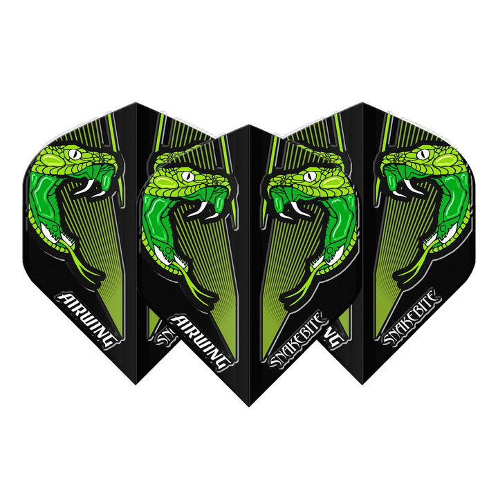 Airwing Peter Wright Green V-Standard Dart Flights by Red Dragon