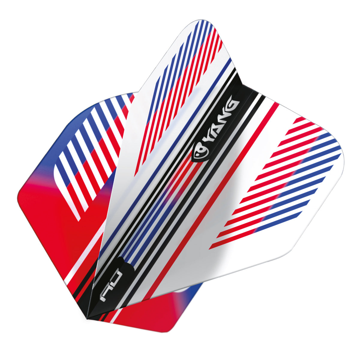Yin Yang Red, White & Blue Standard Dart Flights by Red Dragon