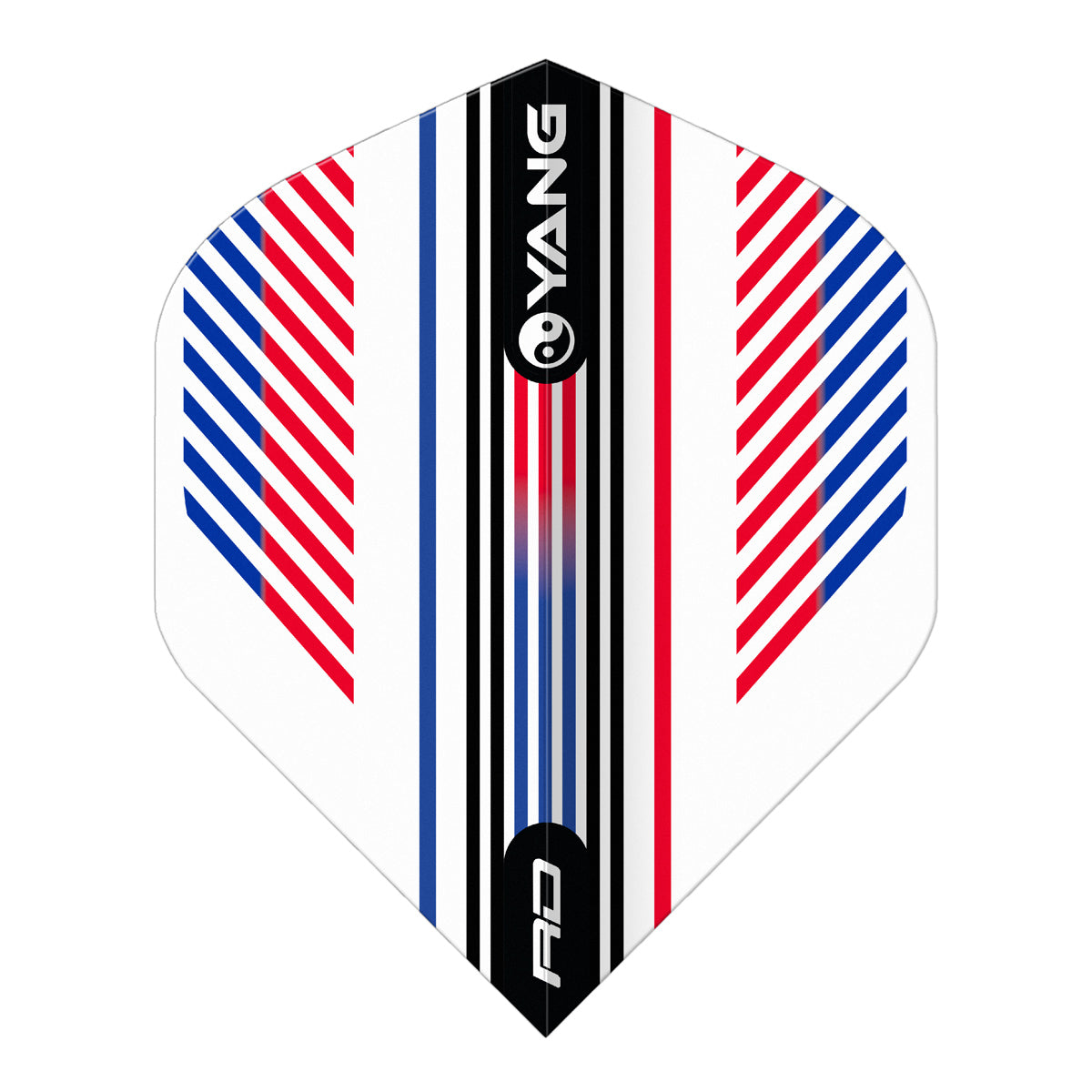 Yin Yang Red, White & Blue Standard Dart Flights by Red Dragon