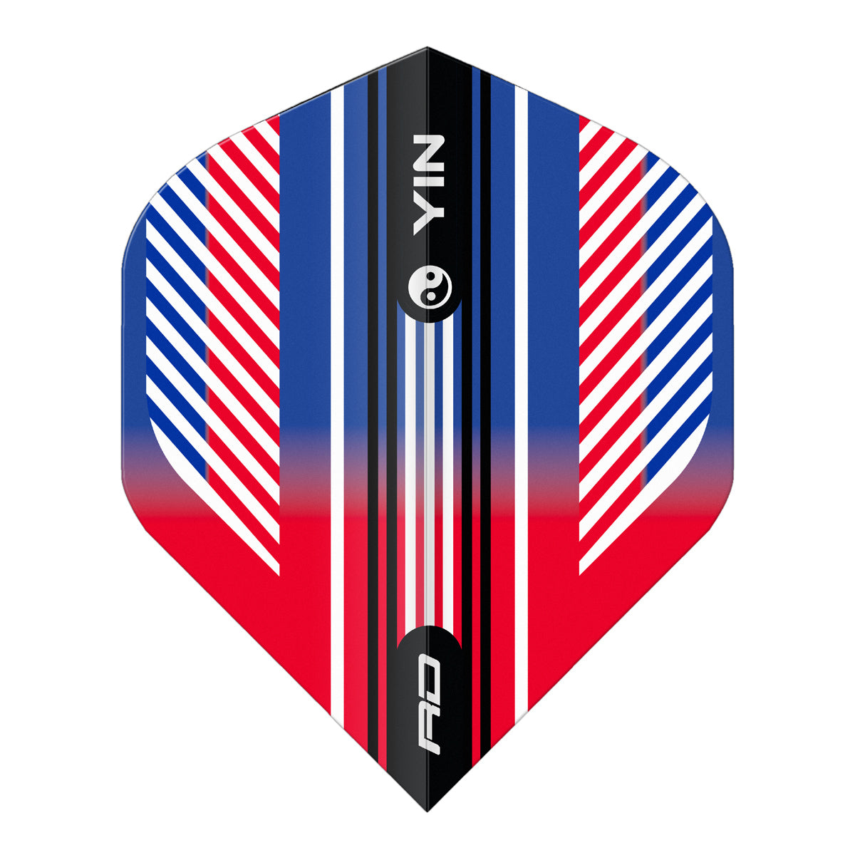 Yin Yang Red, White & Blue Standard Dart Flights by Red Dragon