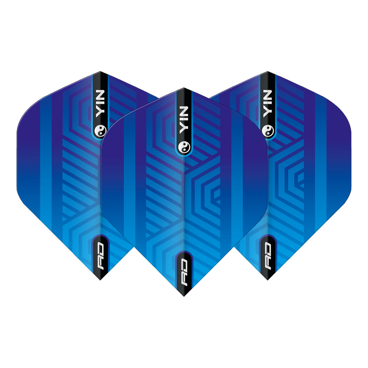 Yin Yang Blue & Green Standard Dart Flights by Red Dragon