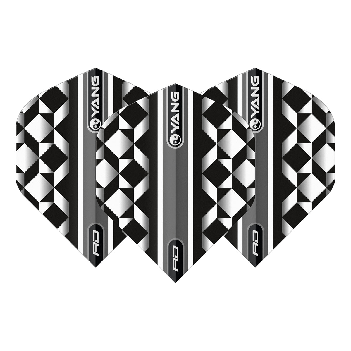 Yin Yang Multi-Colour Standard Dart Flights by Red Dragon
