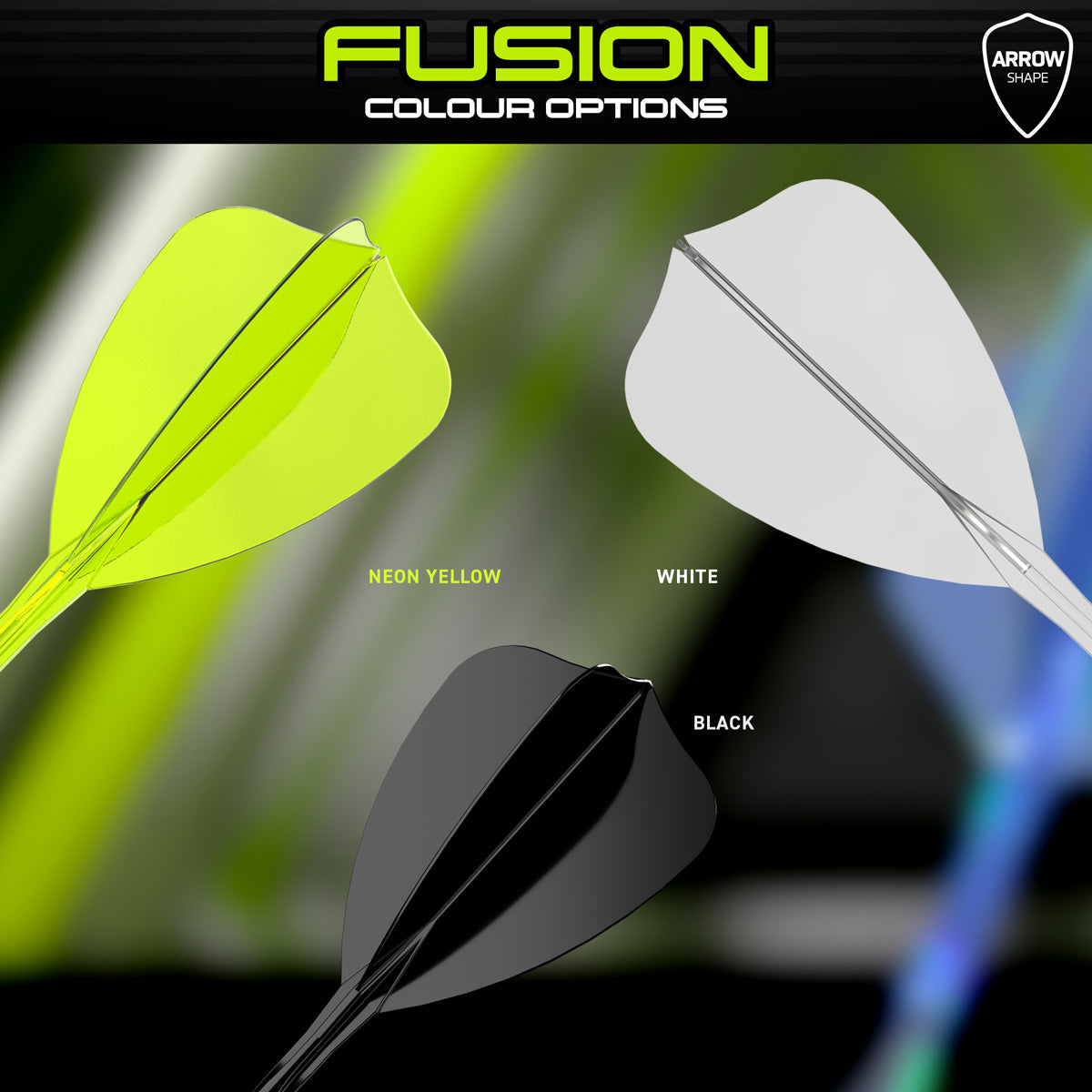 Winmau Fusion Arrow Integrated Flight & Shaft Clear
