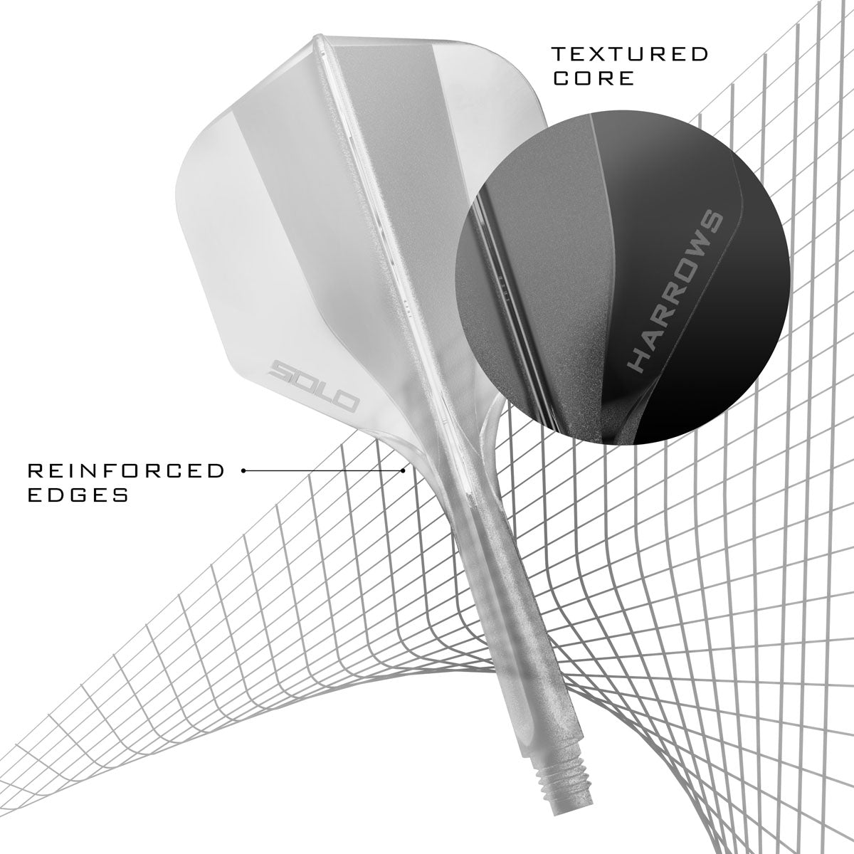 Harrows Solo Integrated Flights & Shafts No2