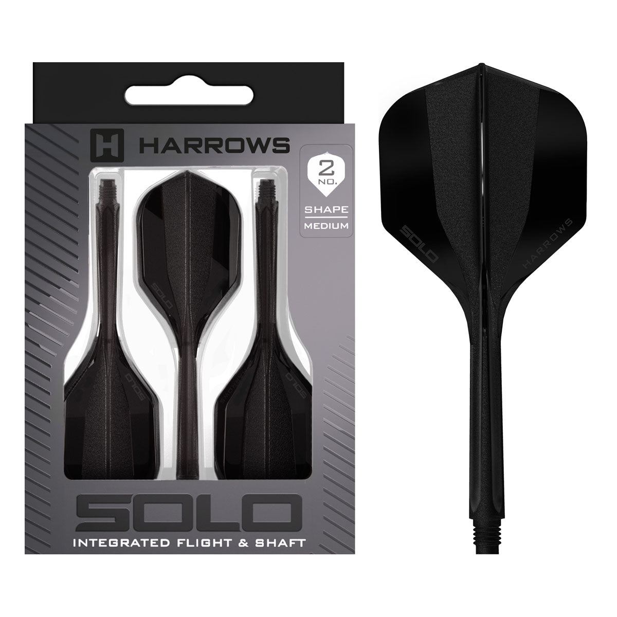 Harrows Solo Integrated Flights & Shafts No2