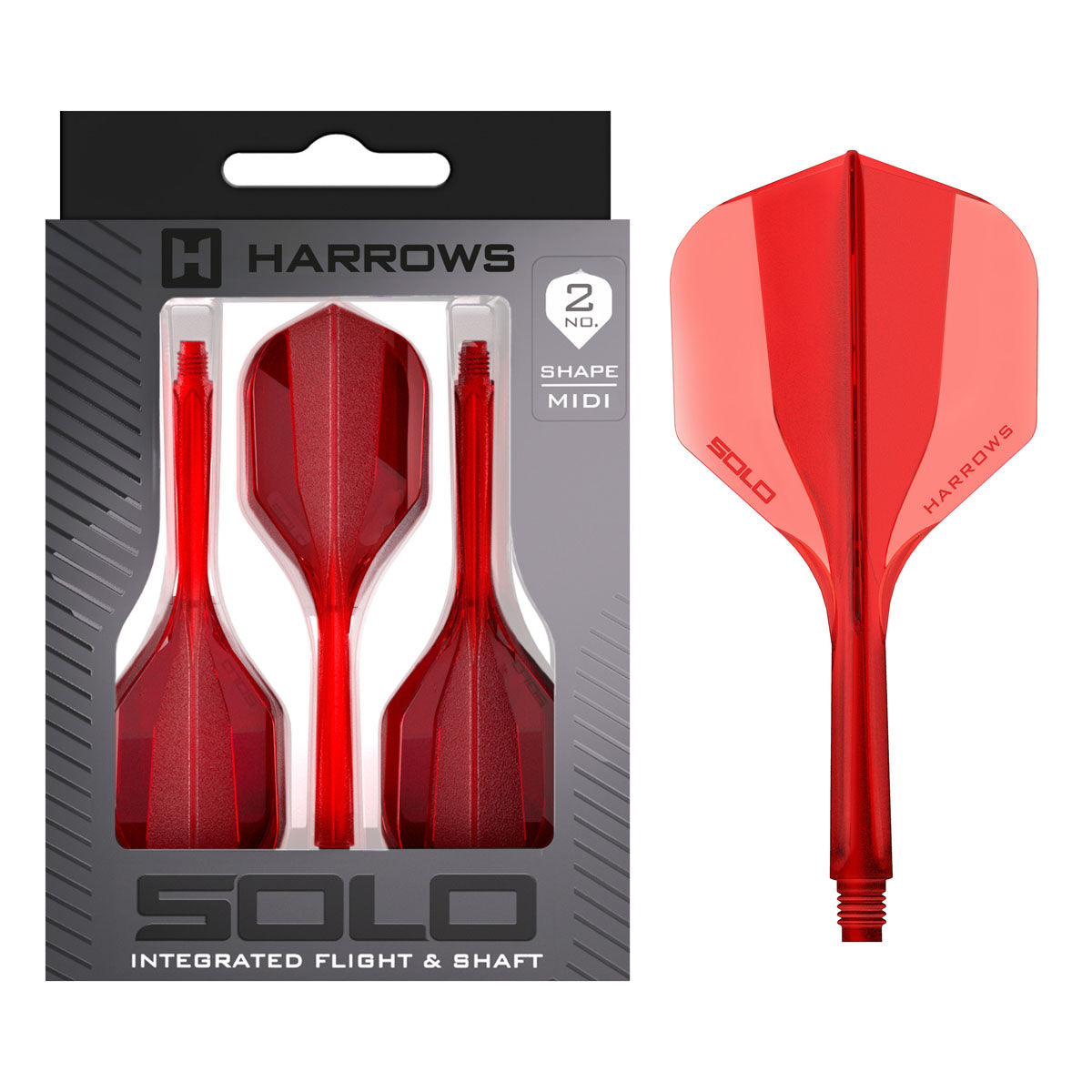 Harrows Solo Integrated Flights & Shafts No2