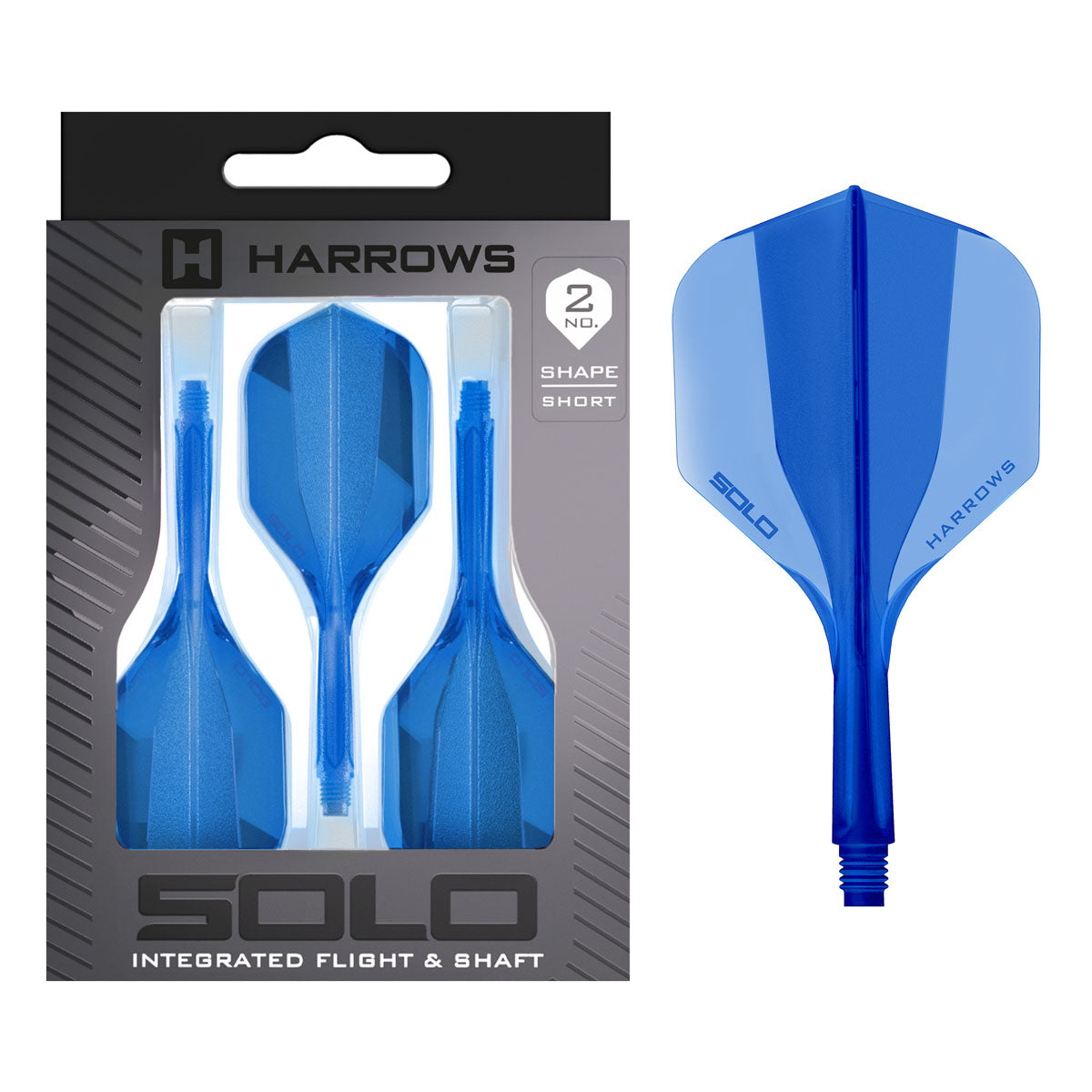Harrows Solo Integrated Flights & Shafts No2