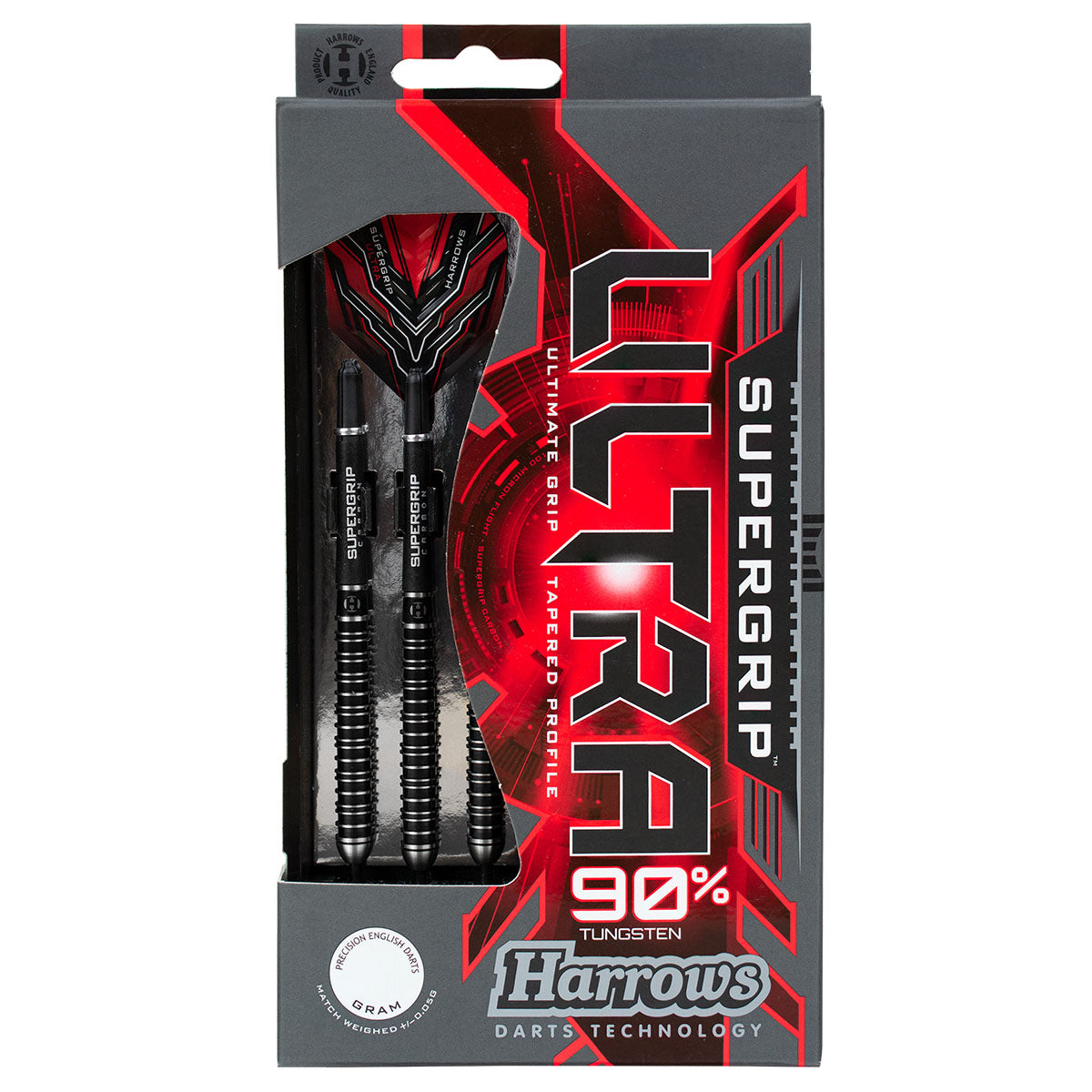 Harrows Supergrip Ultra 90% Tungsten Steel Tip Darts