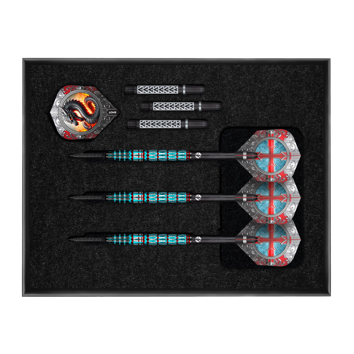 Shot Future Knights St George 95% Tungsten Steel Tip Darts
