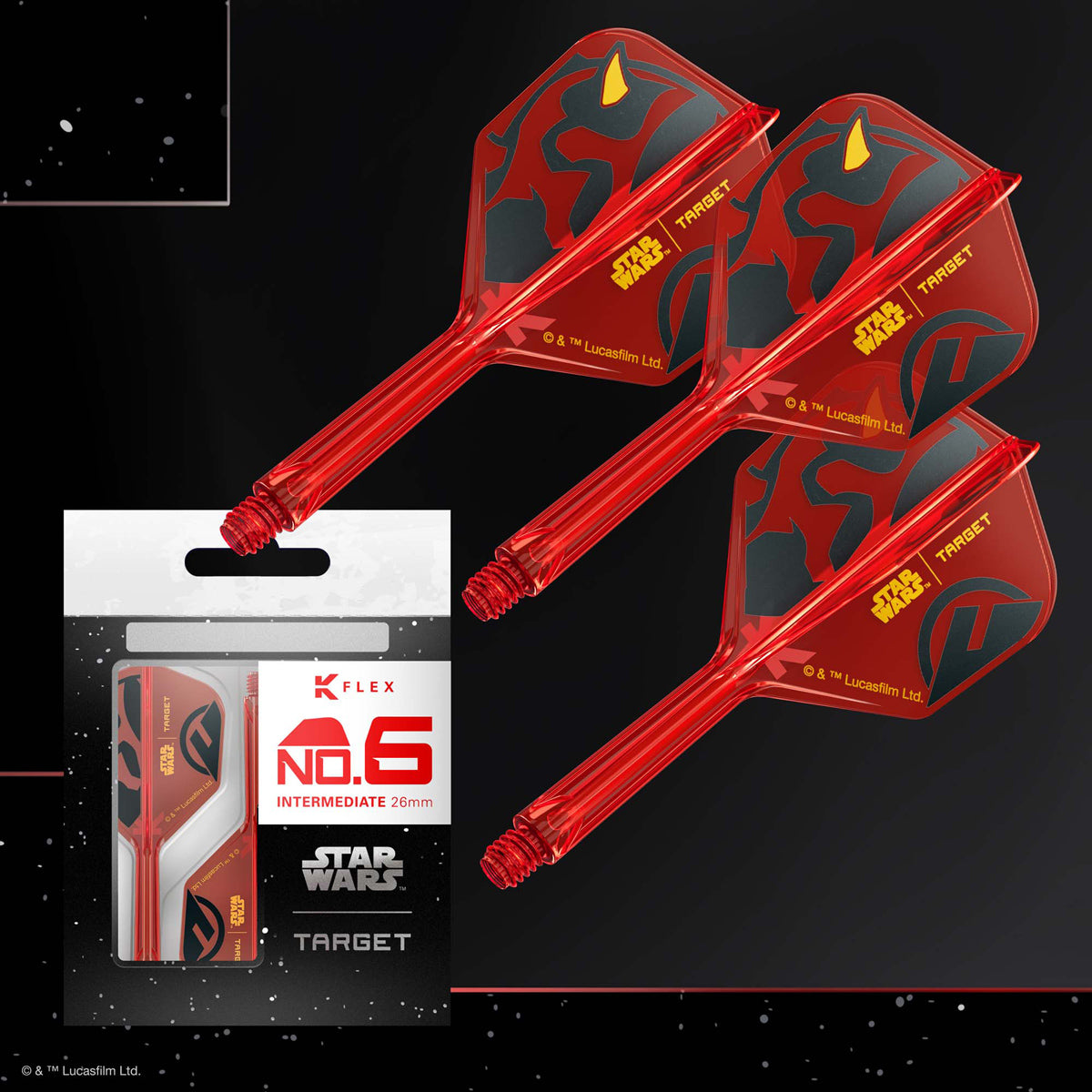 STAR WARS™ | TARGET Darth Maul K-Flex No6 Integrated Flights and Shafts