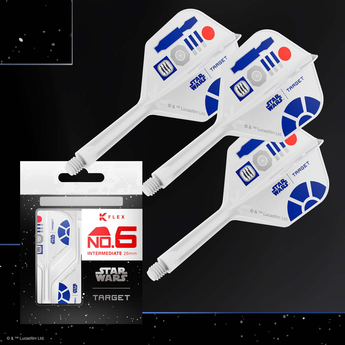 STAR WARS™ | TARGET R2-D2 K-Flex No6 Integrated Flights and Shafts