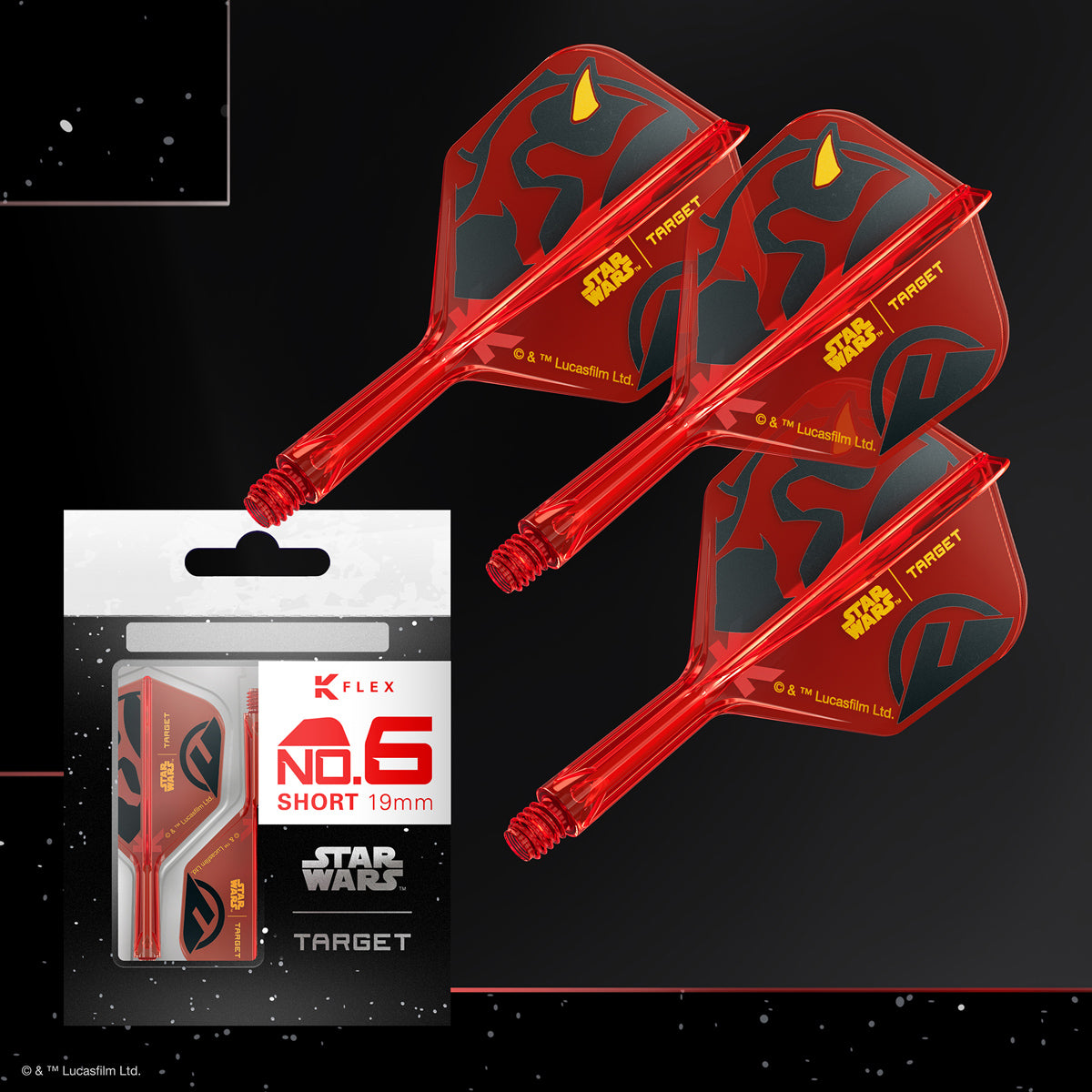 STAR WARS™ | TARGET Darth Maul K-Flex No6 Integrated Flights and Shafts