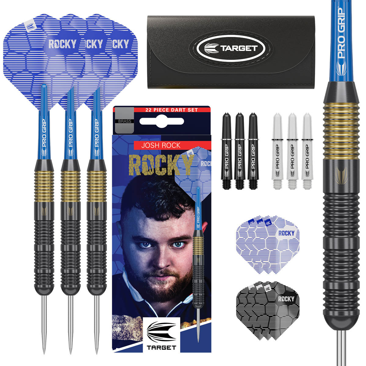 Target Josh Rock Brass Steel Tip Darts