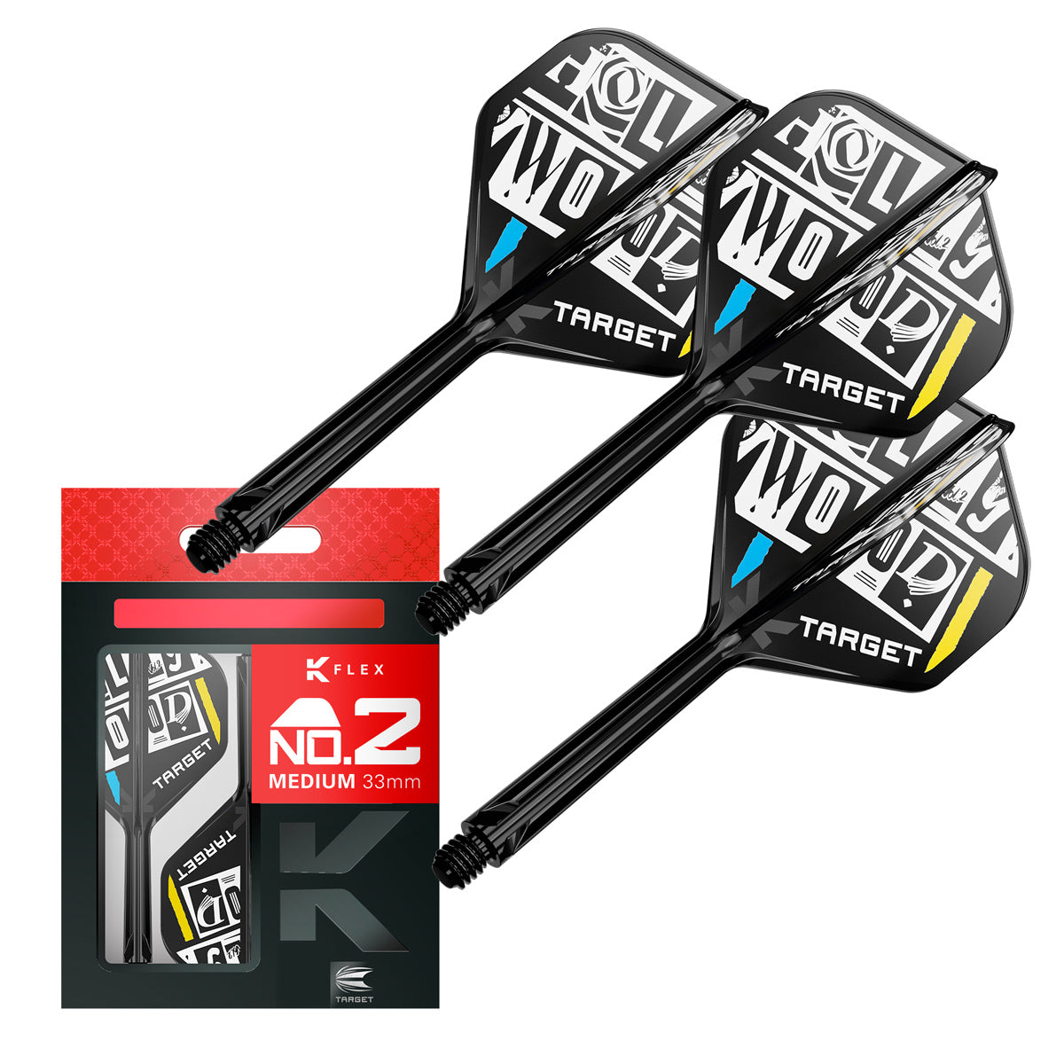 Chris Dobey No2 K-Flex One Piece Dart Flights by Target