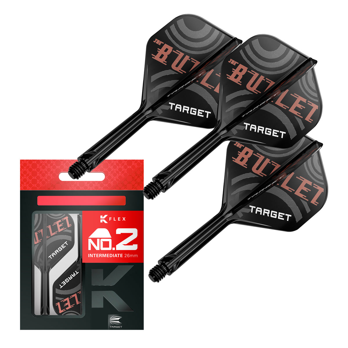 Stephen Bunting No2 K-Flex One Piece Dart Flights by Target