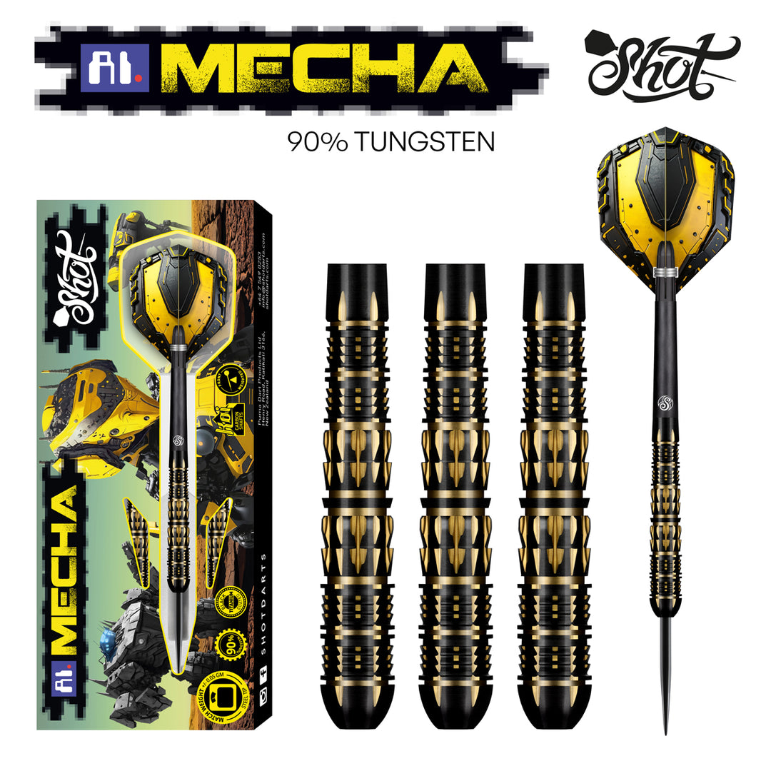 AI Mecha 90% Tungsten Steel Tip Darts by Shot