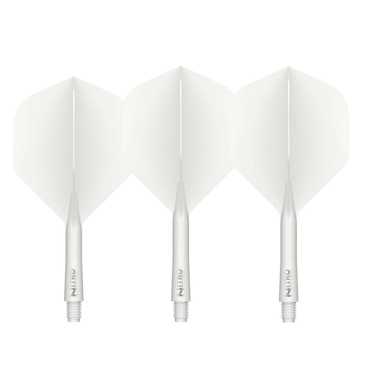 Red Dragon Nitro Flite Integrated Flight & Shaft White