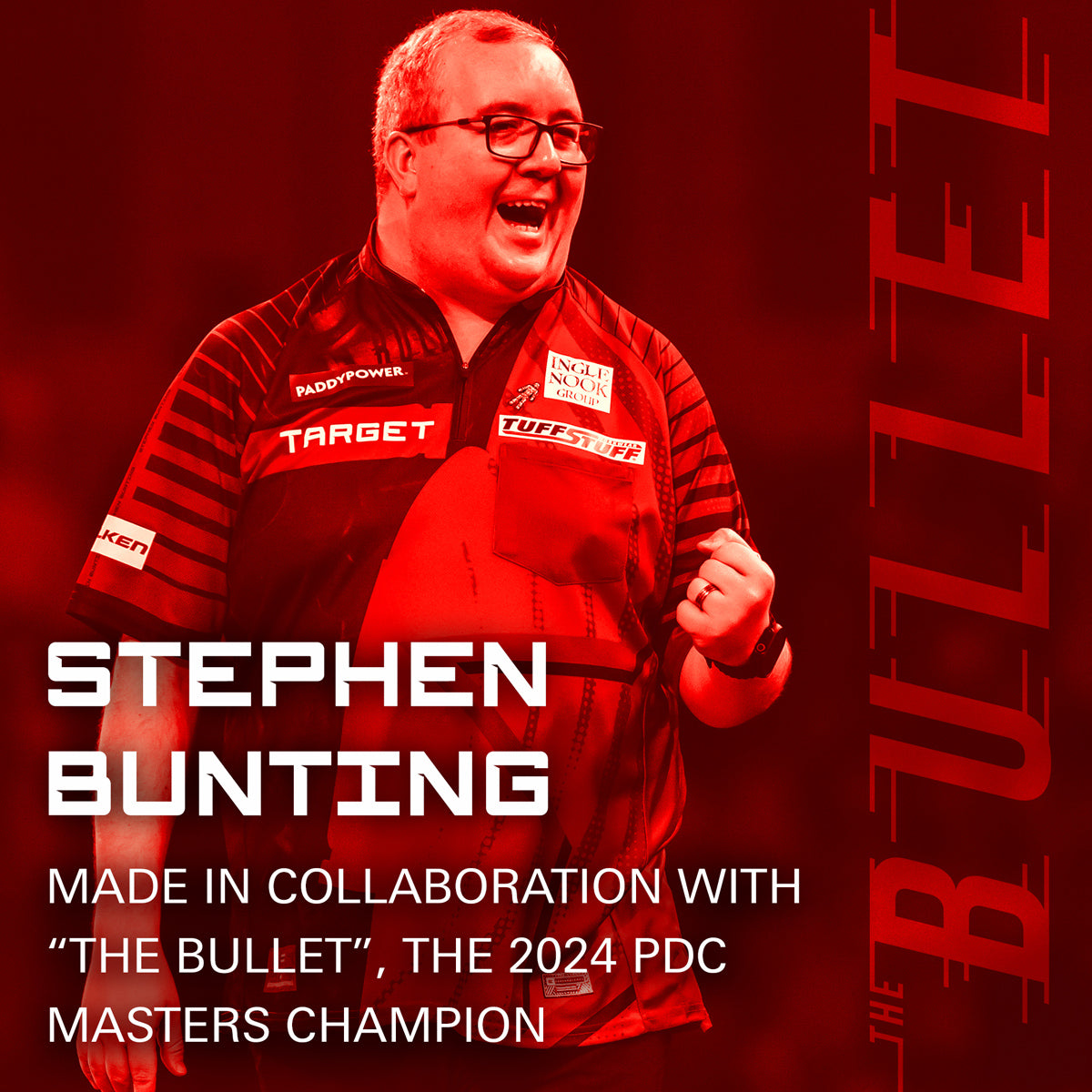 Stephen Bunting No2 K-Flex One Piece Dart Flights by Target