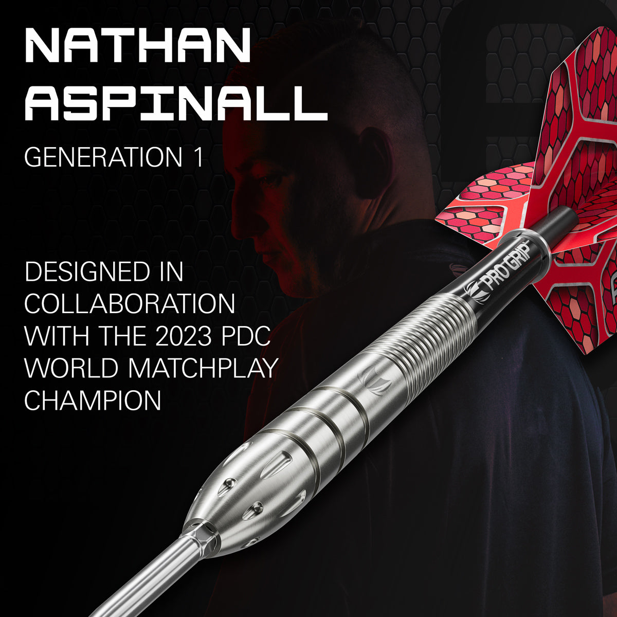 Nathan Aspinall G1 90% Tungsten SP Steel Tip Darts by Target