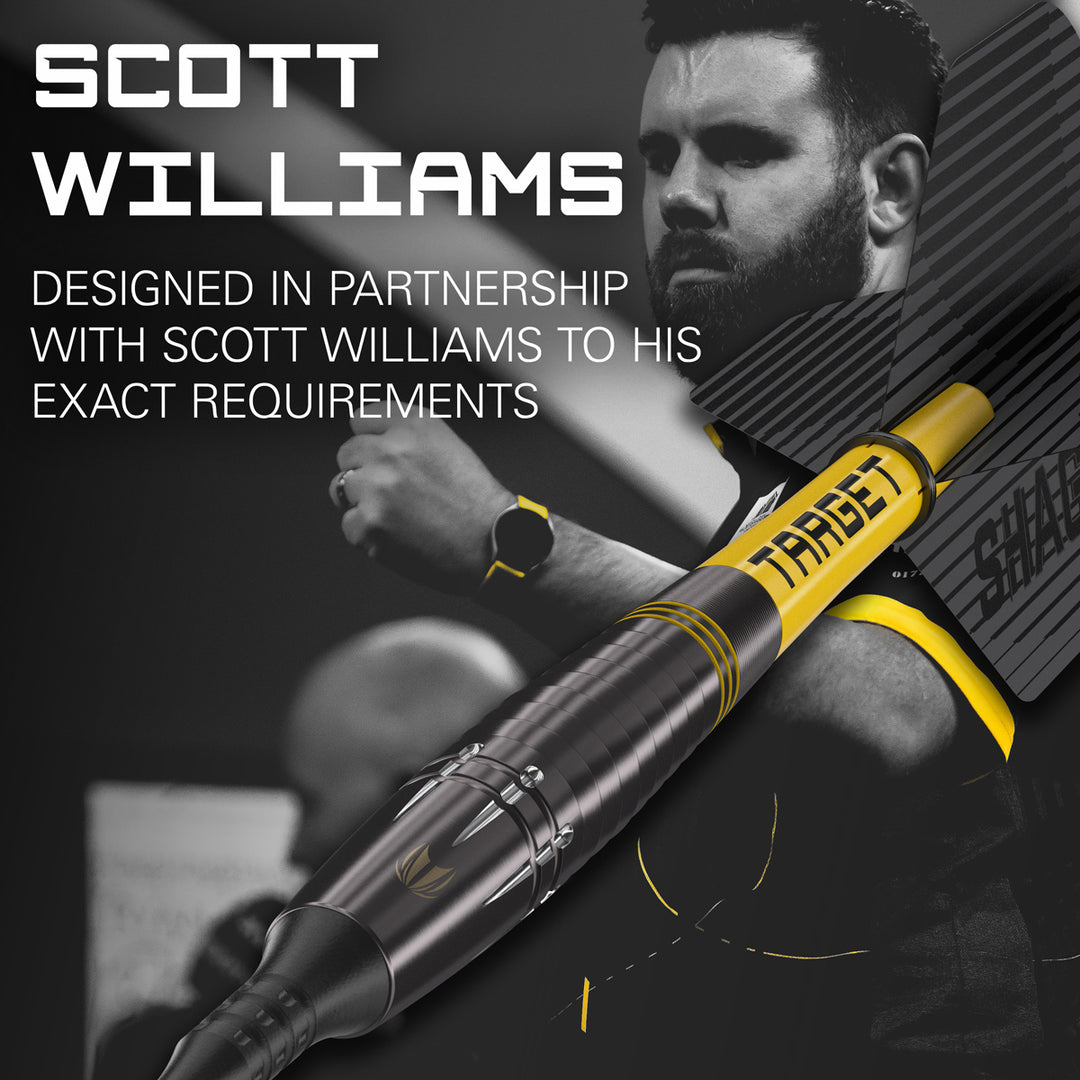 Scott Williams Black 90% Tungsten Soft Tip Darts by Target