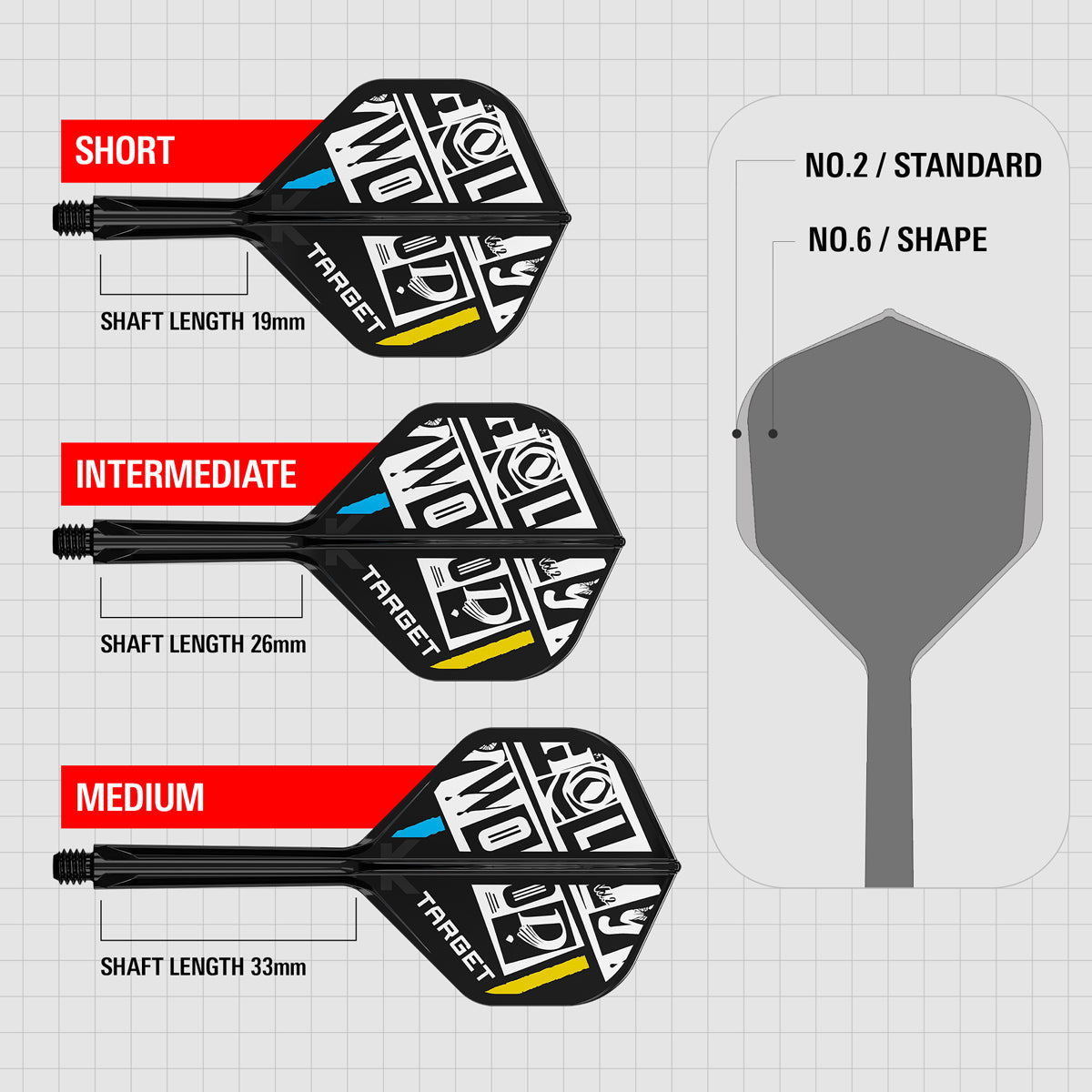 Chris Dobey No2 K-Flex One Piece Dart Flights by Target