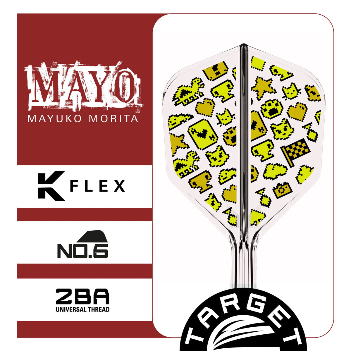 Target Japan Mayuko Morita Mayo K-Flex Integrated Flights & Shafts No6