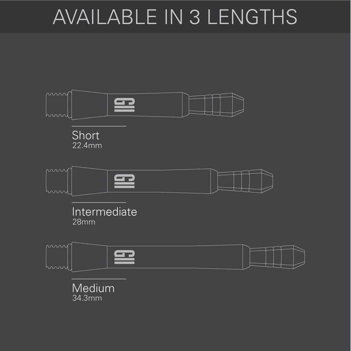 Target Phil Taylor Power Gx2 Titamium Dart Stems / Shafts