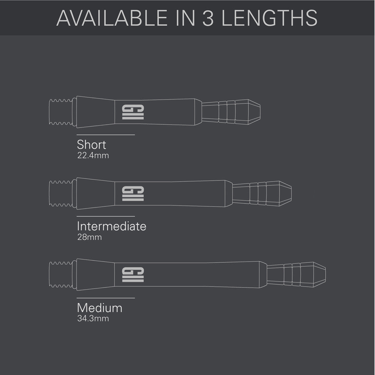Target Phil Taylor Power Gx2 Titamium Dart Stems / Shafts