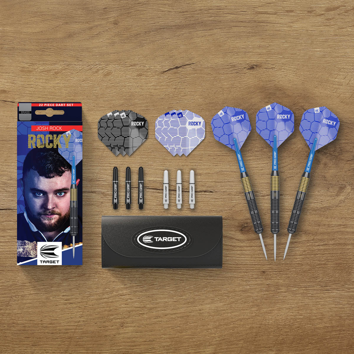 Target Josh Rock Brass Steel Tip Darts