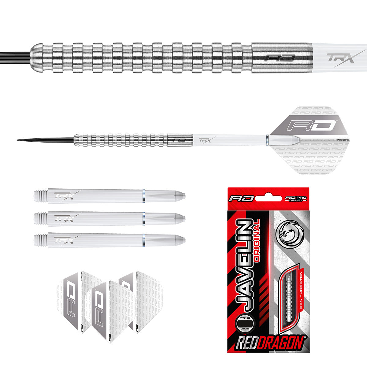 Javelin 85% Tungsten Steel Tip Darts by Red Dragon