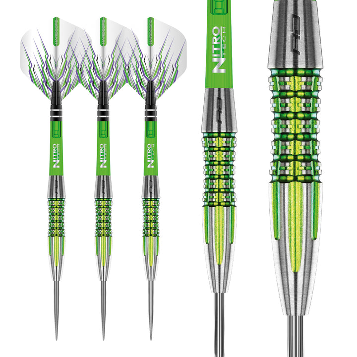 Fusion Plus 90% Tungsten Steel Tip Darts by Red Dragon