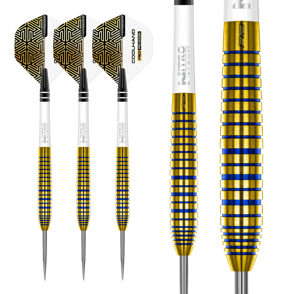 Luke Humphries TX3 Gold SE 90% Tungsten Steel Tip Darts by Red Dragon