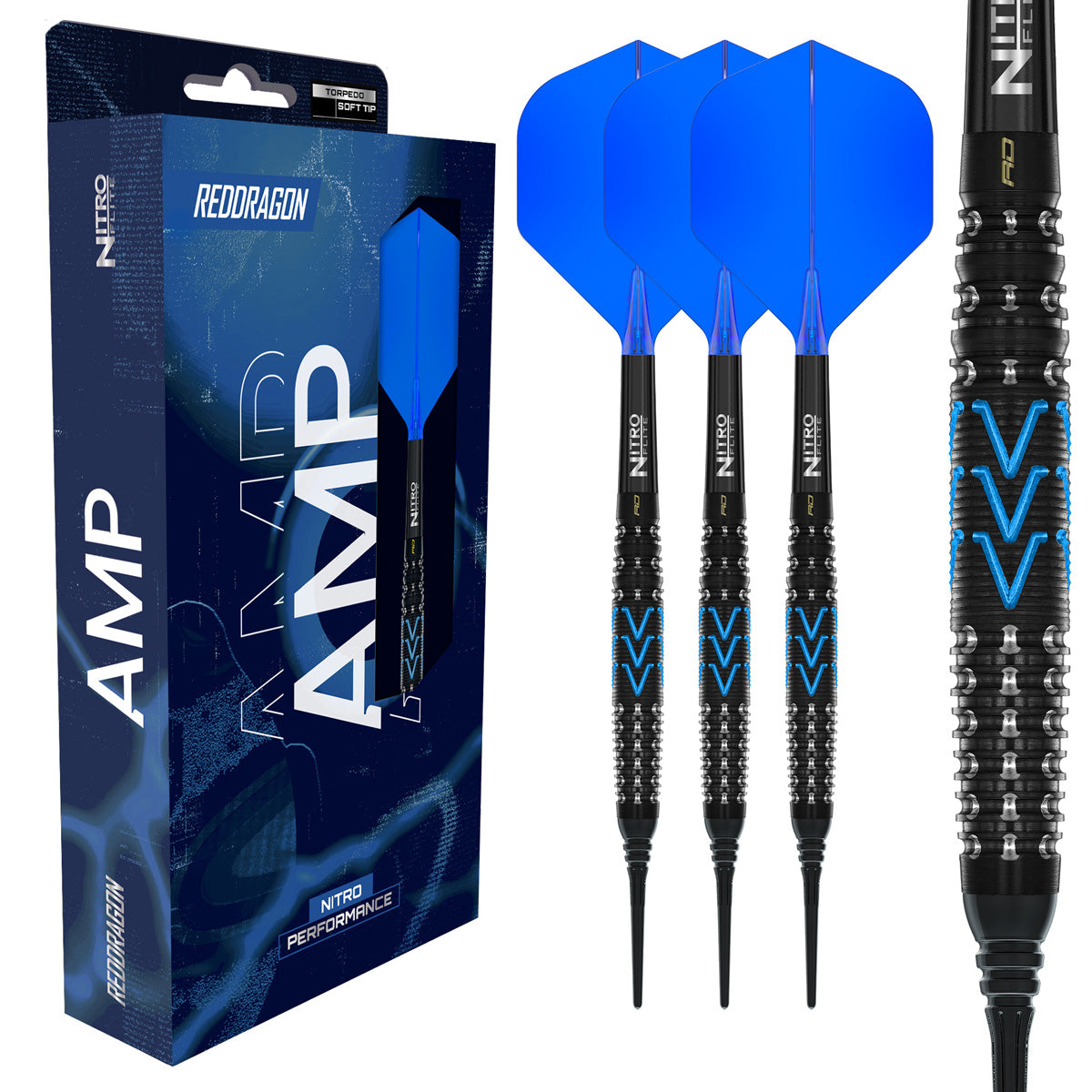 Red Dragon Amp Torpedo 90% Tungsten Soft Tip Darts