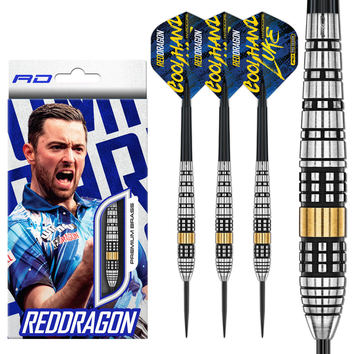 Red Dragon Luke Humphries SE Brass Steel Tip Darts