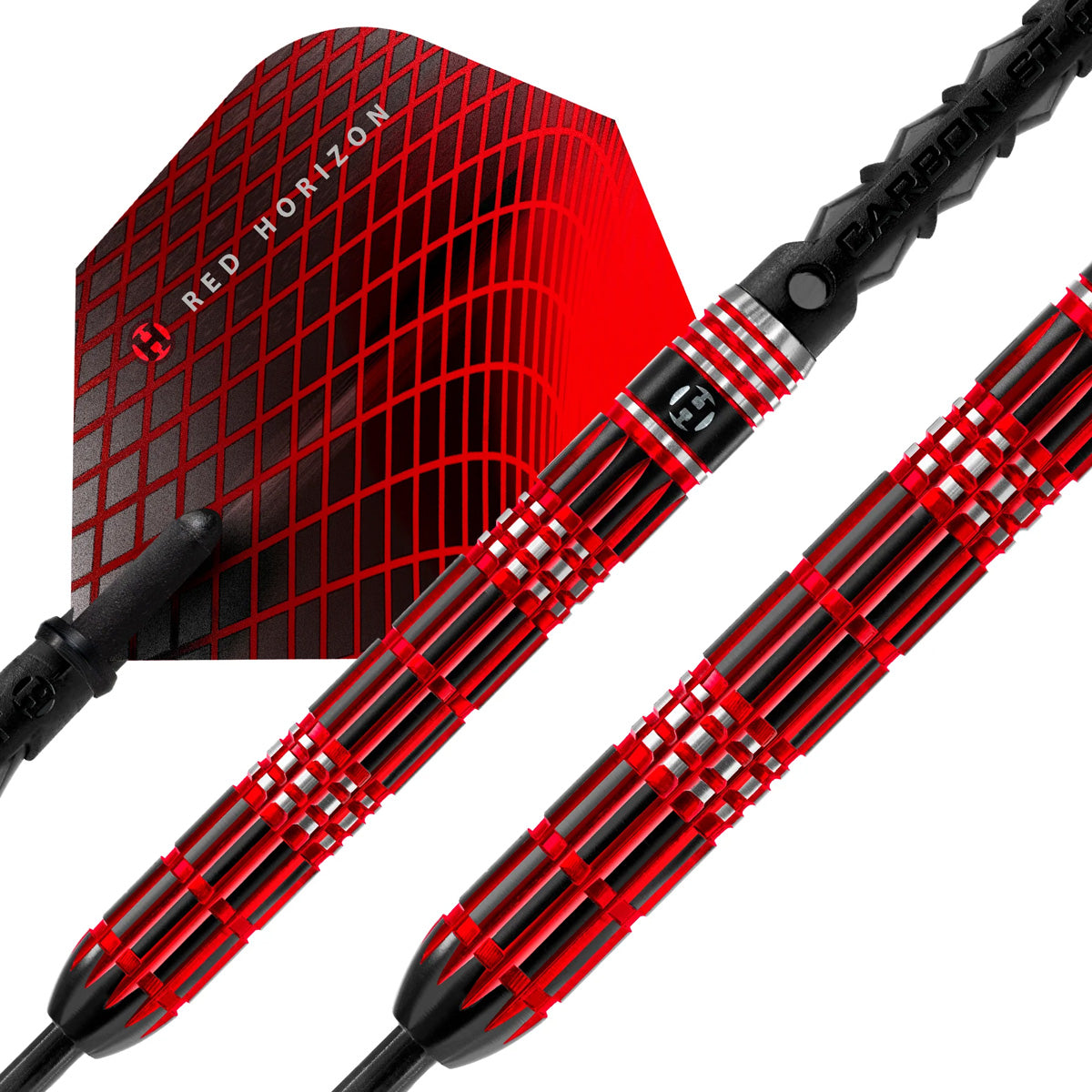 Red Horizon 90% Tungsten Steel Tip Darts by Harrows