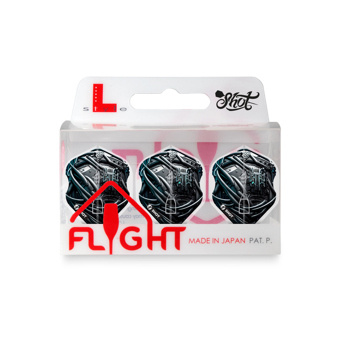 L-Style EZ L1 AI Cyberpunk Dart Flights by Shot