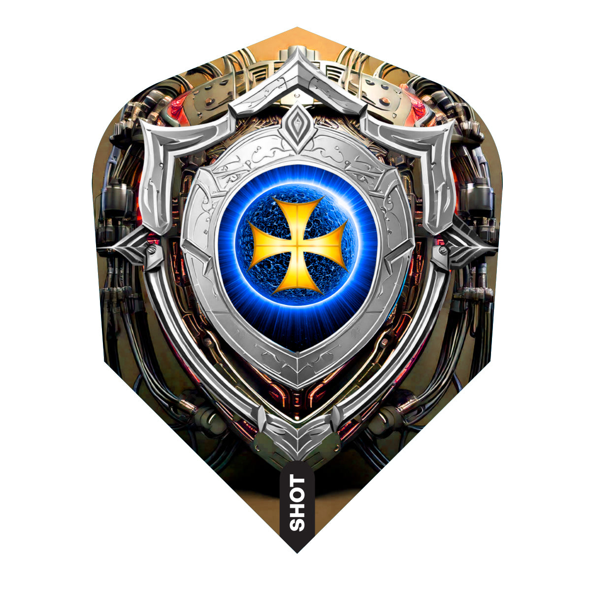 Future Knights Darkstar No6 Dart Flights by Shot