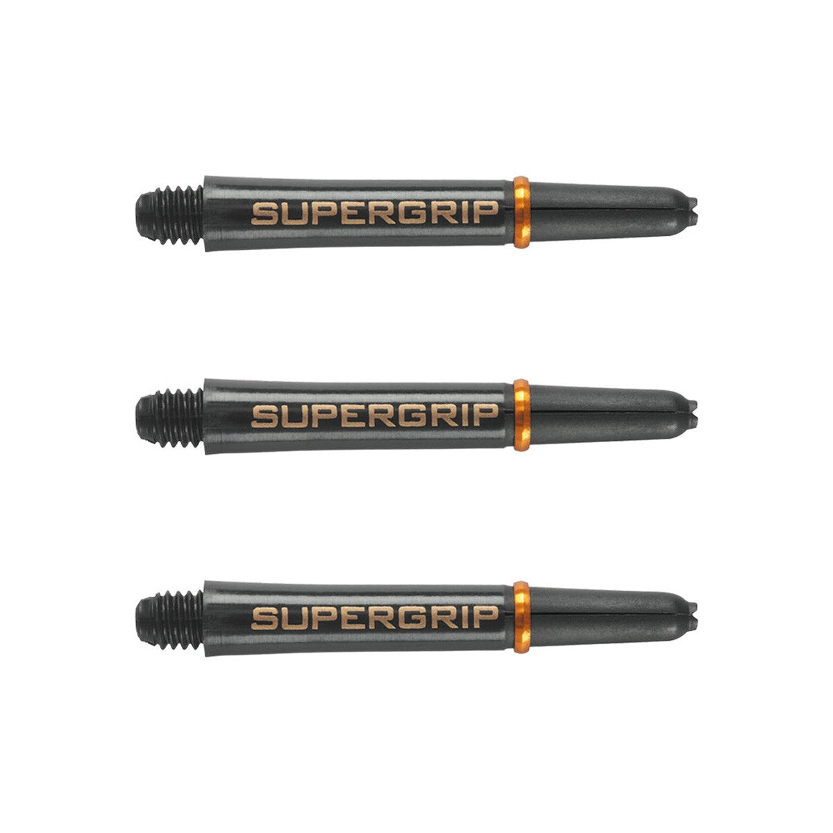 Harrows Supergrip Dart Stems Shafts Black Gold Short length variant image