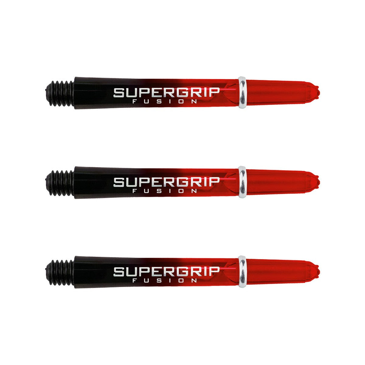 Harrows Supergrip Fusion Dart Stems Shafts Red Midi length variant image