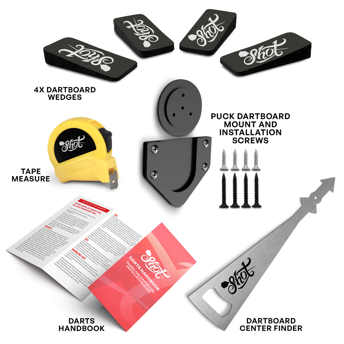 Shot Dartboard Multi Kit
