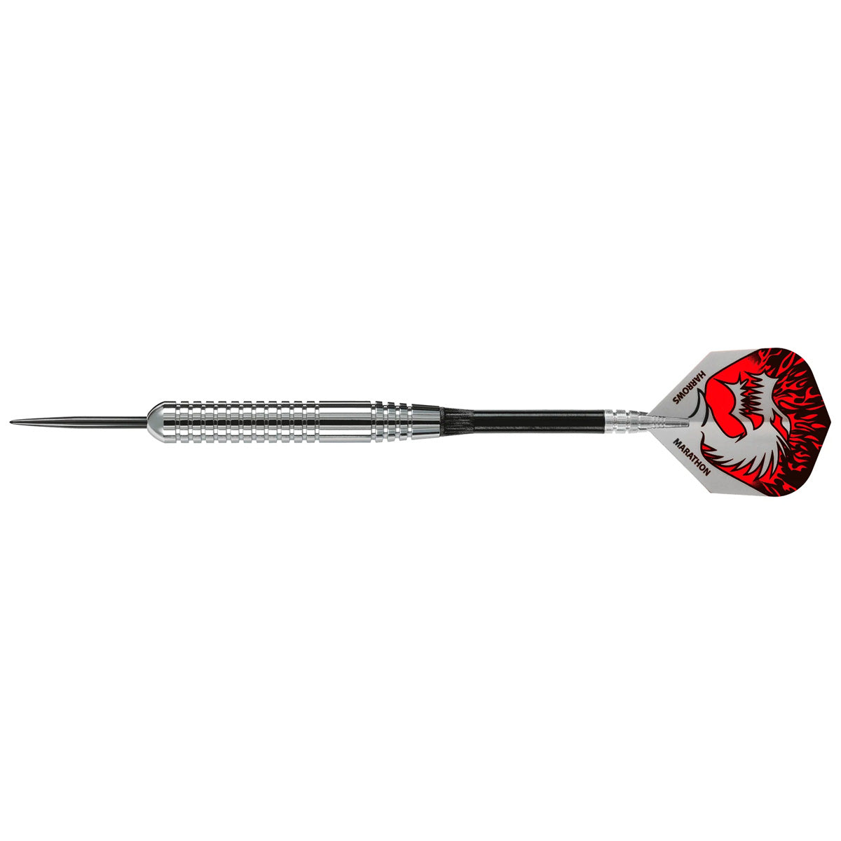 Harrows Silver Arrows Ringed Chromed Brass Steel Tip Darts